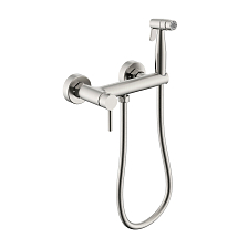 Смеситель Raglo с гигиеническим душем настенный, сатин (R20.51.05)