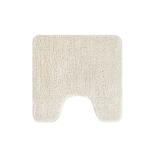 Коврик для ванной комнаты с вырезом, 50х50, микрофибра, бежевый, IDDIS, BTLT01Mi12