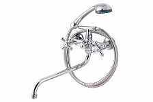 Смеситель для ванны с душем ПСМ-ПРОФСАН PSM-158-К89 СТАНДАРТ-А тип См-ВУДРНШлА