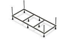 Каркас для акриловых ванн MITO RED 170 (K-RW-MITO RED*170n)