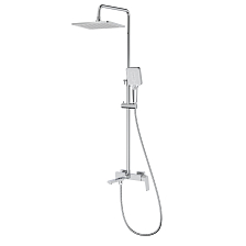 Душевая система Splenka для ванны и душа поворотный излив 17 см, хром (S02.24)