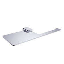 Держатель для туалетной бумаги Raglo с полкой, хром (R301.03)