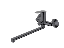 Смеситель для ванны HAIBA оружейная сталь (HB22796-3)