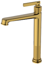 Смеситель Haiba  для раковины, латунь, брашированное золото PVD (HB11797-5)