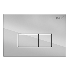 Клавиша смыва D&K Rhein (арт.инсталл DI8050127), хром (DB1499001)
