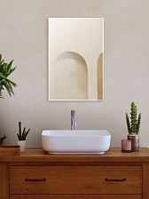 Зеркало DQ Гессен Гёте (Hessen Goethe) без полки 40х60 фацет (DQMHES4060NF)