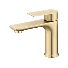 Смеситель Prohanss для раковины монолитный, золотой сатин (P35.10.03)