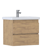 Тумба VIGO Fusta 600-0-2 навесная дуб золотой под раковину 4640021060773 (Фостер 60) поставляется в разобранном виде (450 дуб золотой)