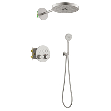 Душевая система встроенная с термостатом Timo Saona никель (SX-2308/13SM)