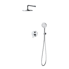 Душевая система для ванны и душа DQ Leipzig встраиваемая хром (DA1765701)