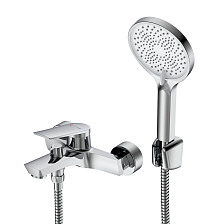 Смеситель DECOROOM DR24 для ванны с монолитным изливом (DR24036)