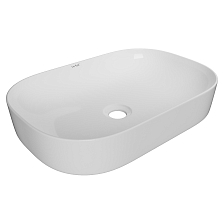 Раковина накладная на столешницу WAVE СЛИМ/SLIM 600*400*145 ш*г*в без перелива,белый,прямоуг (552549)
