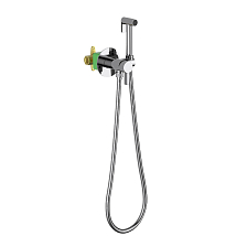 Смеситель встроенный с гигиеническим душем Timo Caisa хром (9038/00SM)