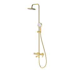 Душевая система со смесителем DQ Bonn мат.золото (DA1703707)