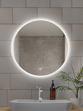 Зеркало DQ Дортмунд (Dortmund) Лайт 80 см с подсветкой (DQMDOR80LT)