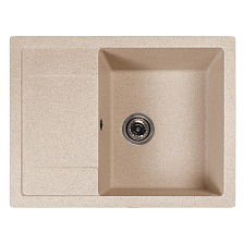 Мойка MIXLINE МЛ-ГМС115 (ML-GMS115) СТАНДАРТ с крылом, бежевый (328), 645*505*190мм (558112)