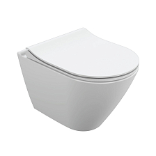 Подвесной унитаз Cersanit CITY SMART Clean On DPL EO slim LP (64822)