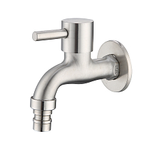 Кран Splenka для бани и сауны водоразборный, сатин (S249.72)