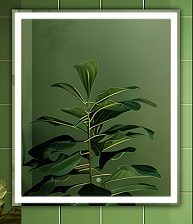 Зеркало DQ Франкфурт (Frankfurt) 60х80 с подсветкой (DQMFRA6080)