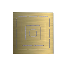 Верхний душ Jaquar Maze 1-режимный, 300х300 мм, золотая пыль (OHS-GDS-1639)