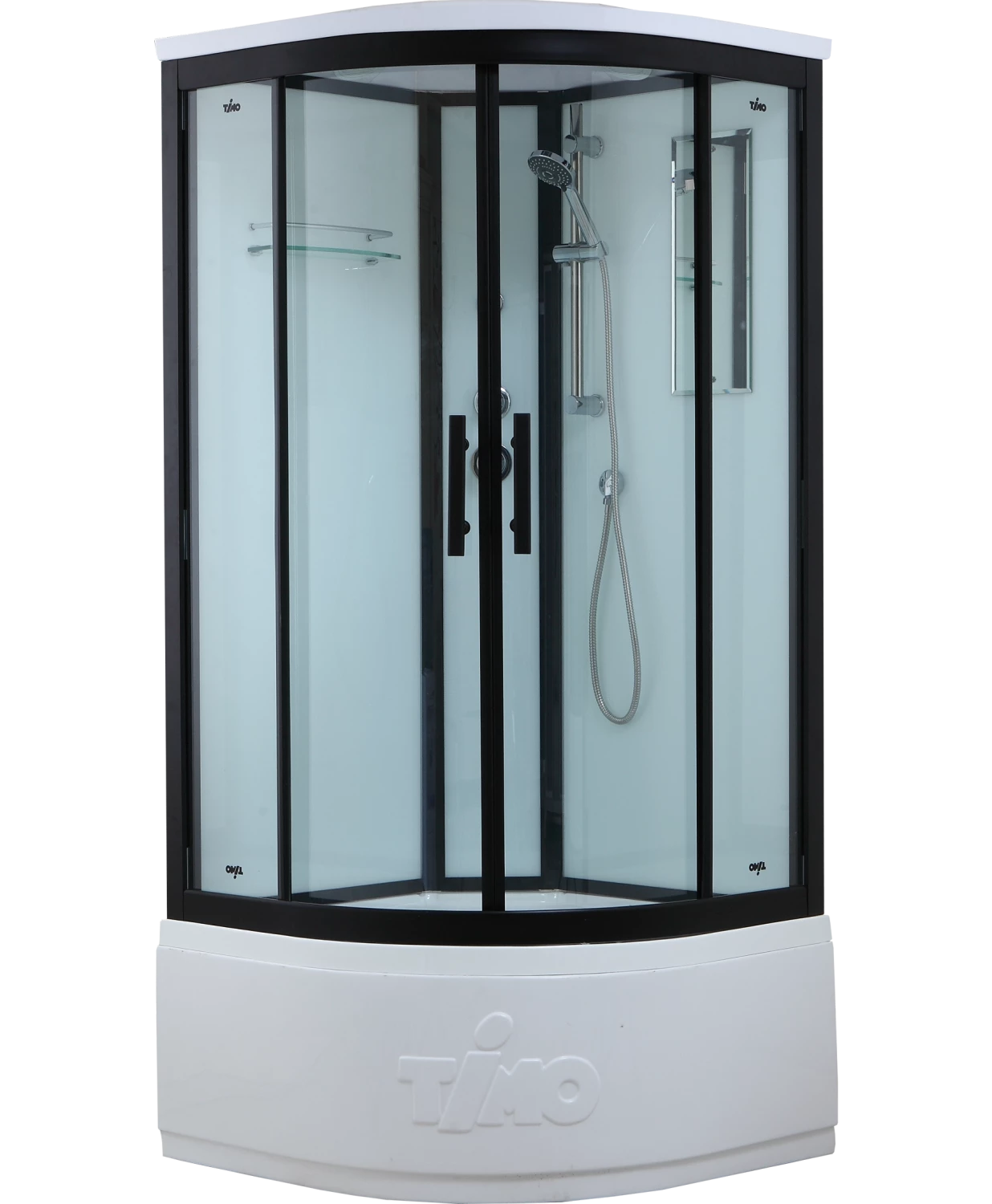 Душевая кабина Timo Standart Black 90*90*220  (T-6690B)