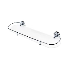 Полка стеклянная Haiba хром (HB1907-1)