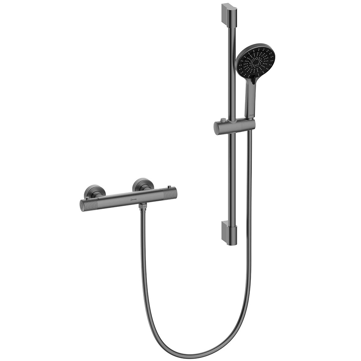 Смеситель Lemark Beluga для душа, термостатический (LMF-8044B-GM) - фото 1