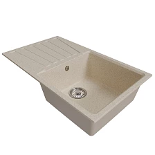 Мойка MIXLINE с крылом бежевая 480*830*190мм ML-GM20 (552003)