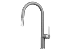 Смеситель для кухни GRANULA (9010, ГРАФИТ)