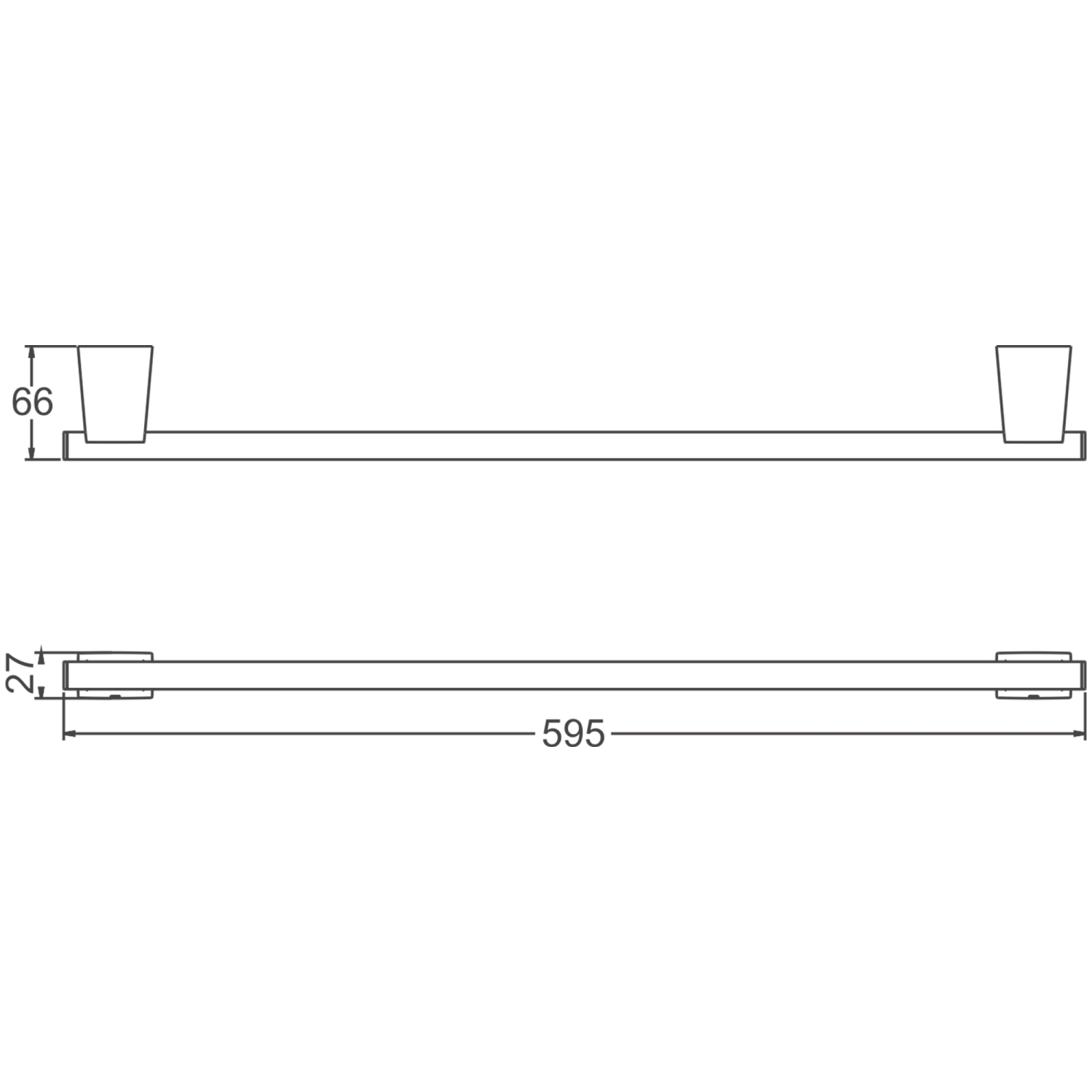 Держатель для полотенец BELZ черный (B91401) - фото 2