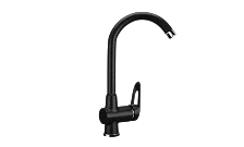 Смеситель для кухни ULGRAN Classic черный (U-006-308)