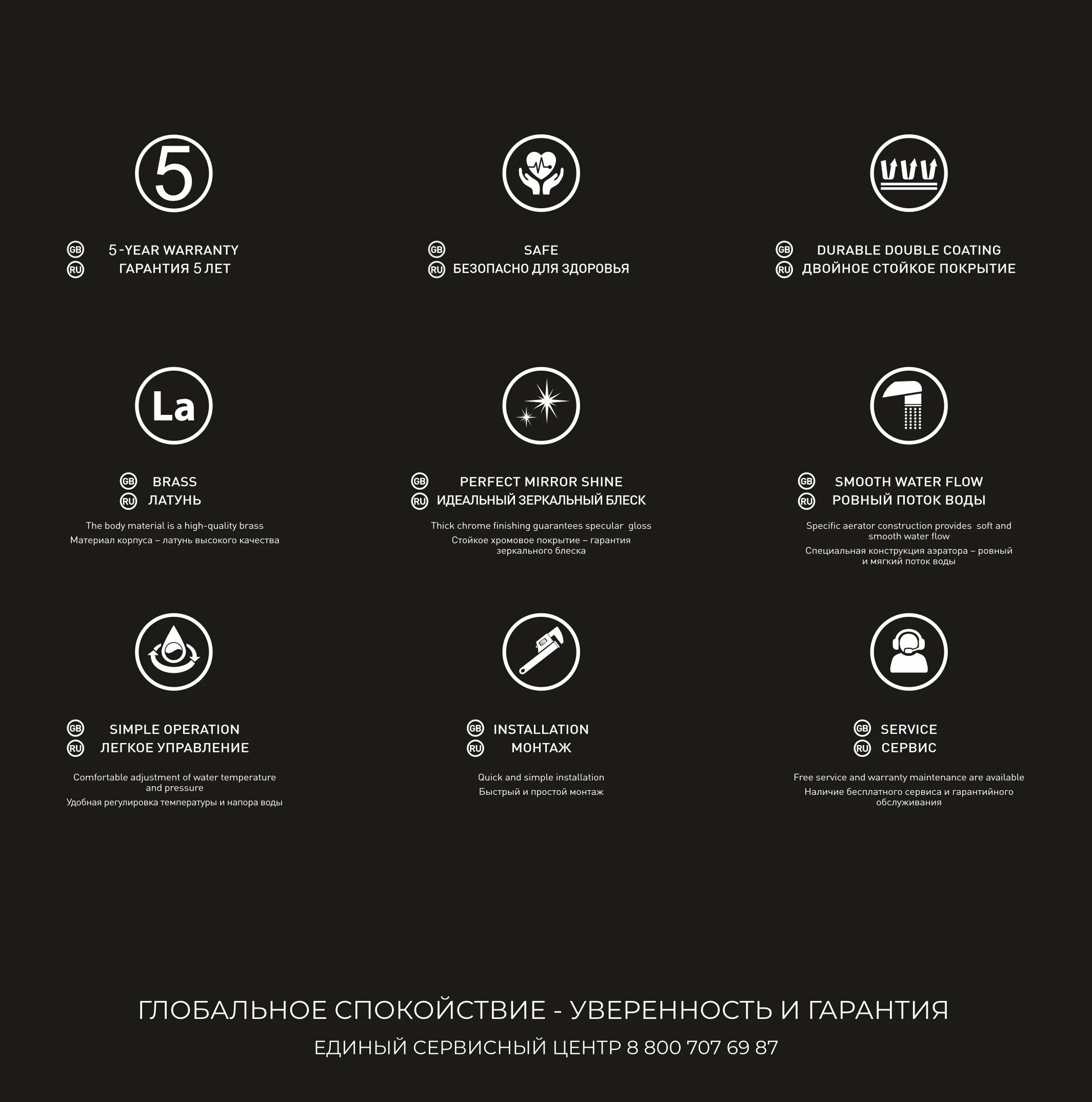 Смеситель для раковины DQ Stuttgart хром (DA1772101) - фото 3