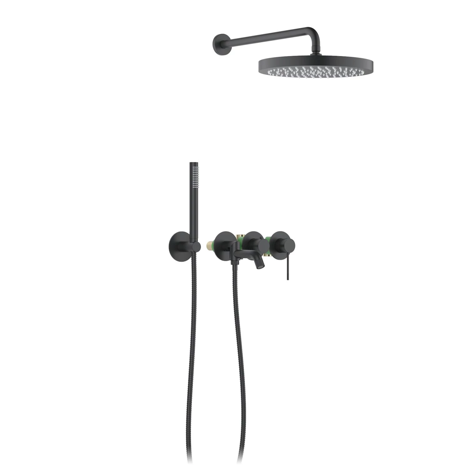 Душевая система встроенная Timo Saona черный (SX-2348/03SM) - фото 1
