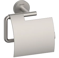 Держатель для туалетной бумаги Lemark BELUGA, сталь, брашированный никель (LMA-8023S2-BN)