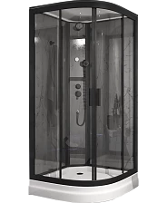 Душевая кабина Timo Premium ILMA Black 100*100*222 (ILMA901B)