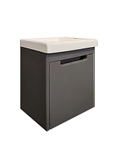 Тумба RUNO "Микра 40" темно-серая под умывальник 00-00005154 (Leo 40) (00-00005163)