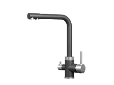 Смеситель для кухни GRANULA (5015, ЧЁРНЫЙ)