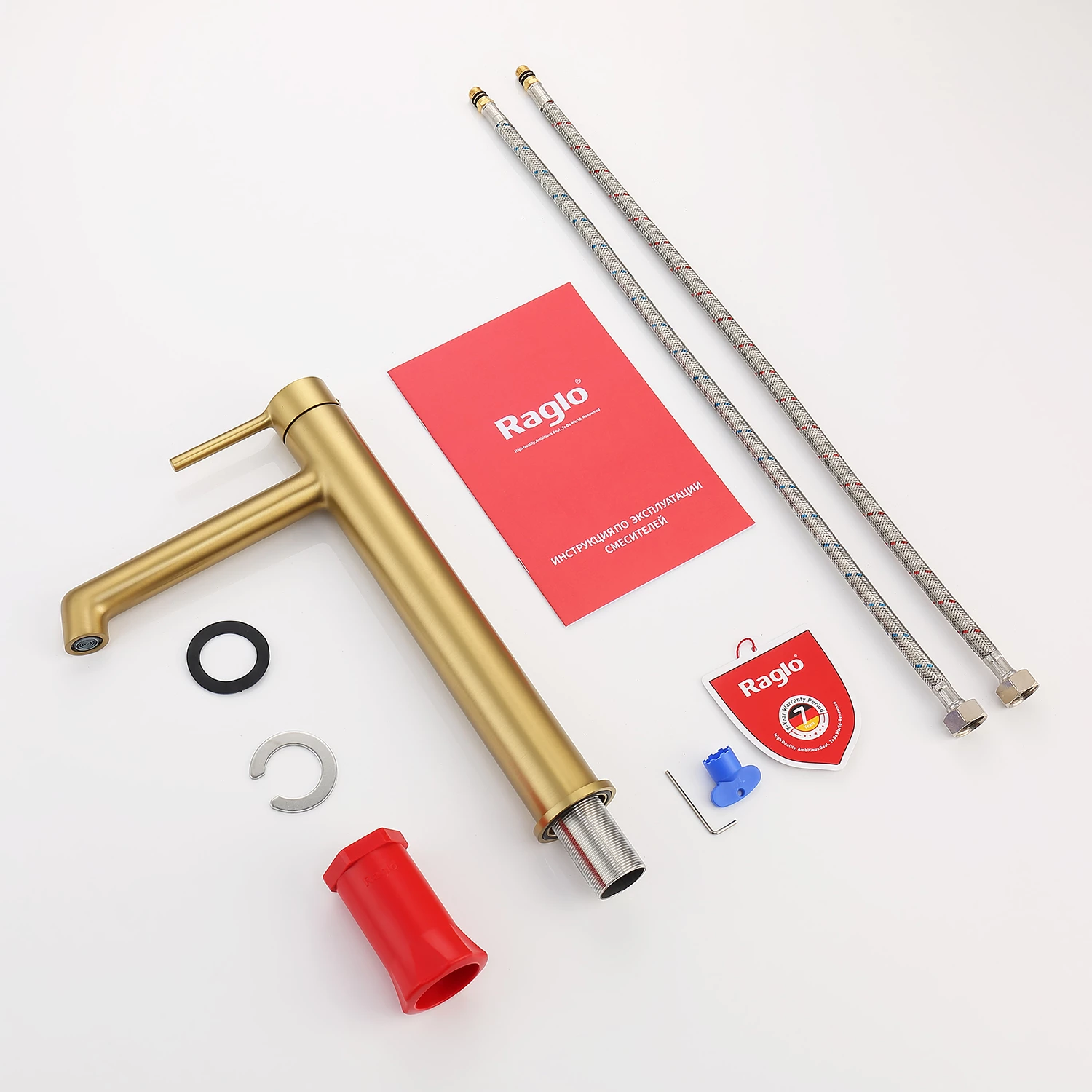 Смеситель Raglo высокий для умывальника  (R20.15.03) - фото 9