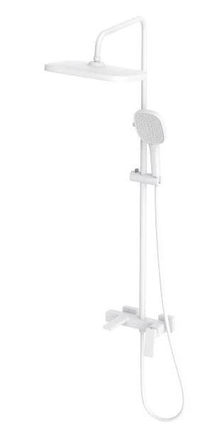 Душевая система HAIBA тропический душ, латунь, белый (HB24831-8) - фото 1