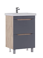 Тумба VIGO Wave 600-0-2 под раковину Ц0000005953 (Como), поставляется в разобранном виде (358 дуб золотой)