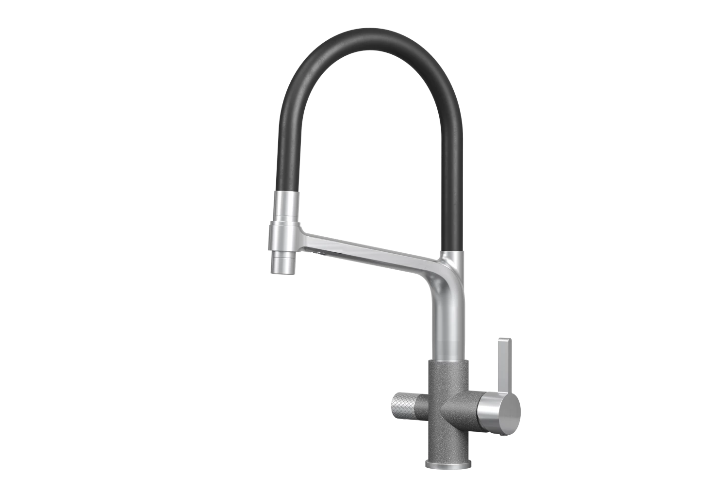 Смеситель для кухни GRANULA (5083, ГРАФИТ) - фото 1