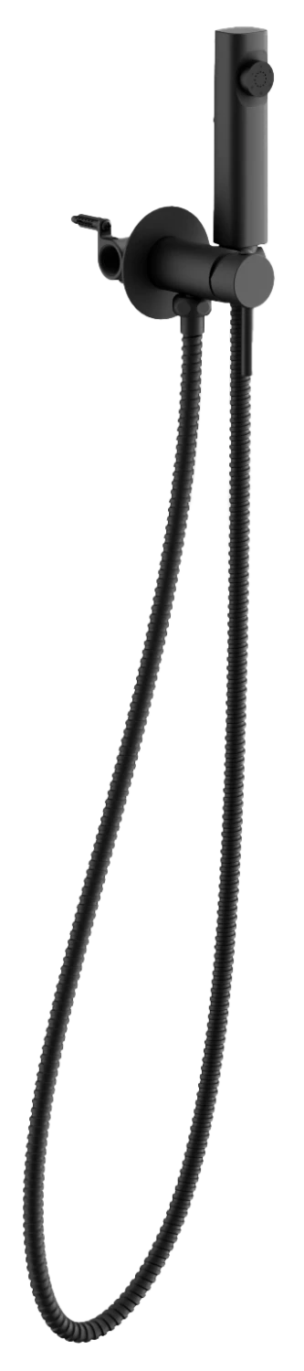 Смеситель BELZ с гигиенической лейкой черный (B55804-7) - фото 1