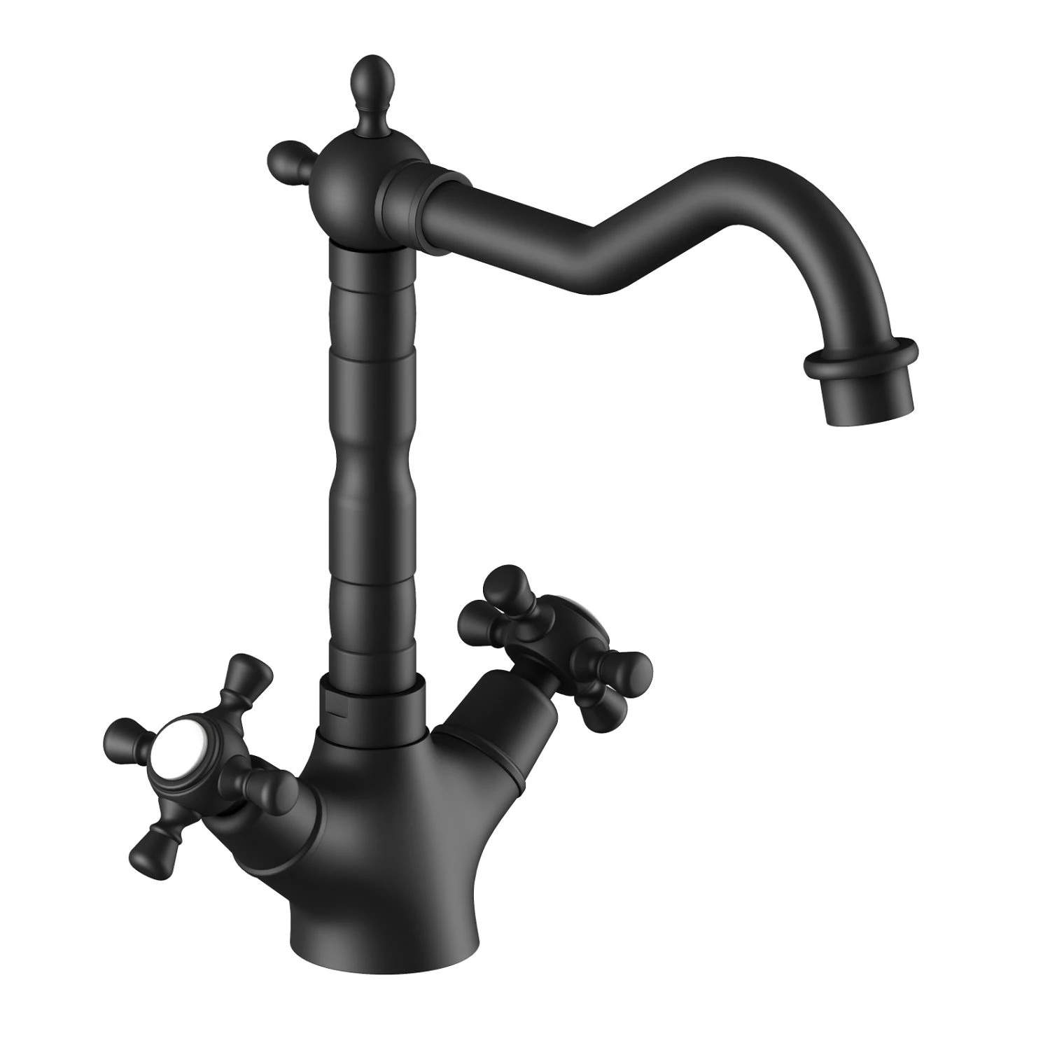 Смеситель для раковины Timo Nelson (0143/03F) черный - фото 1