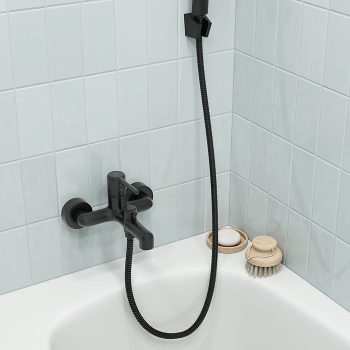 Шланг для душа IDDIS Agua черный матовый, нерж. сталь, 1,5 м (AGUS15B0i19) - фото 3