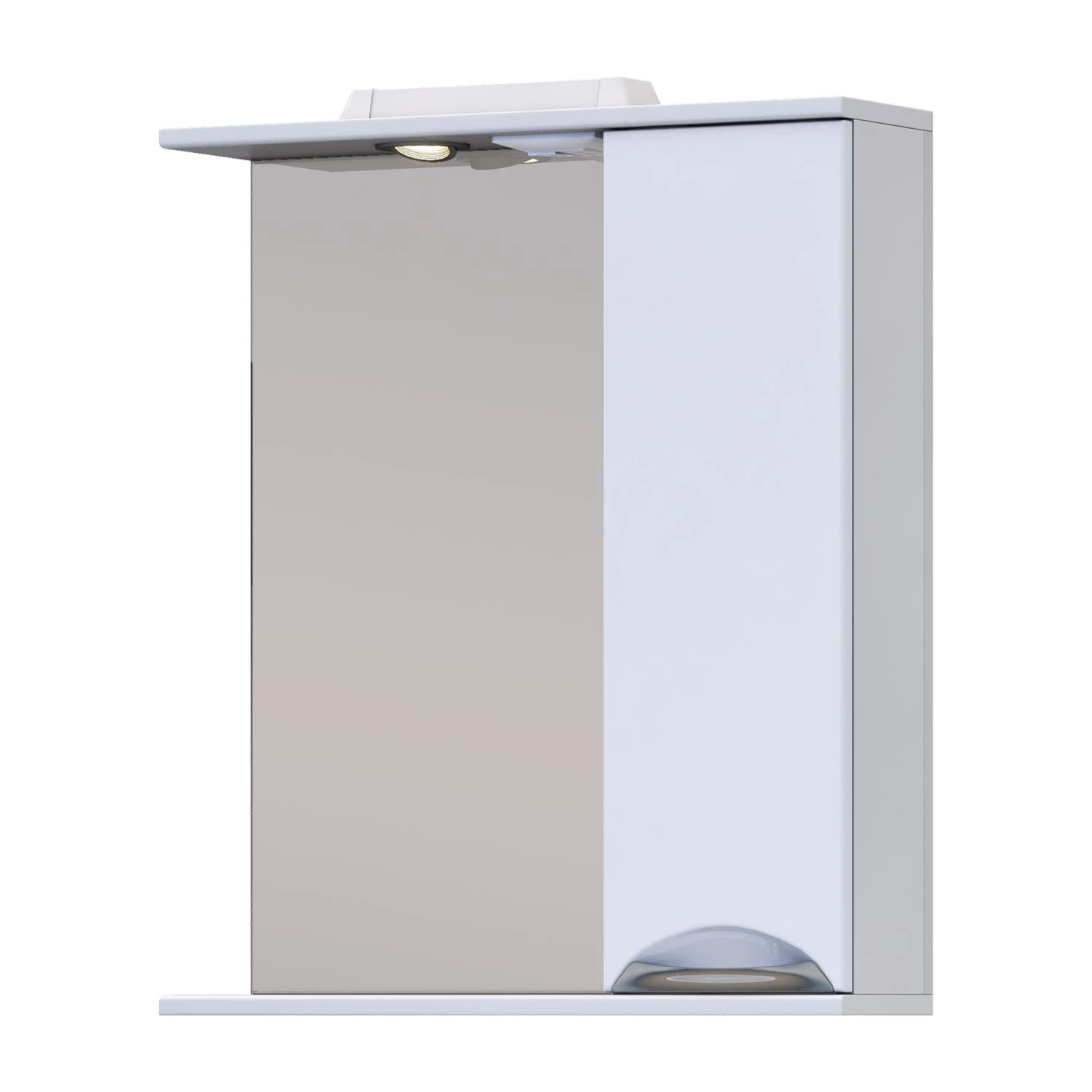 Шкаф VIGO навесной с зеркалом Callao 600 (правый) со спотом (z.CAL.60.R.El)