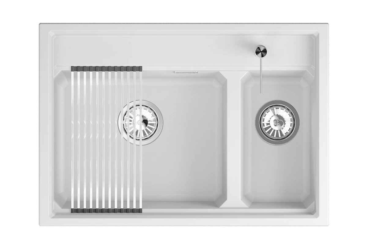 Кухонная мойка GRANULA кварц (7302i, АРКТИК) - фото 1