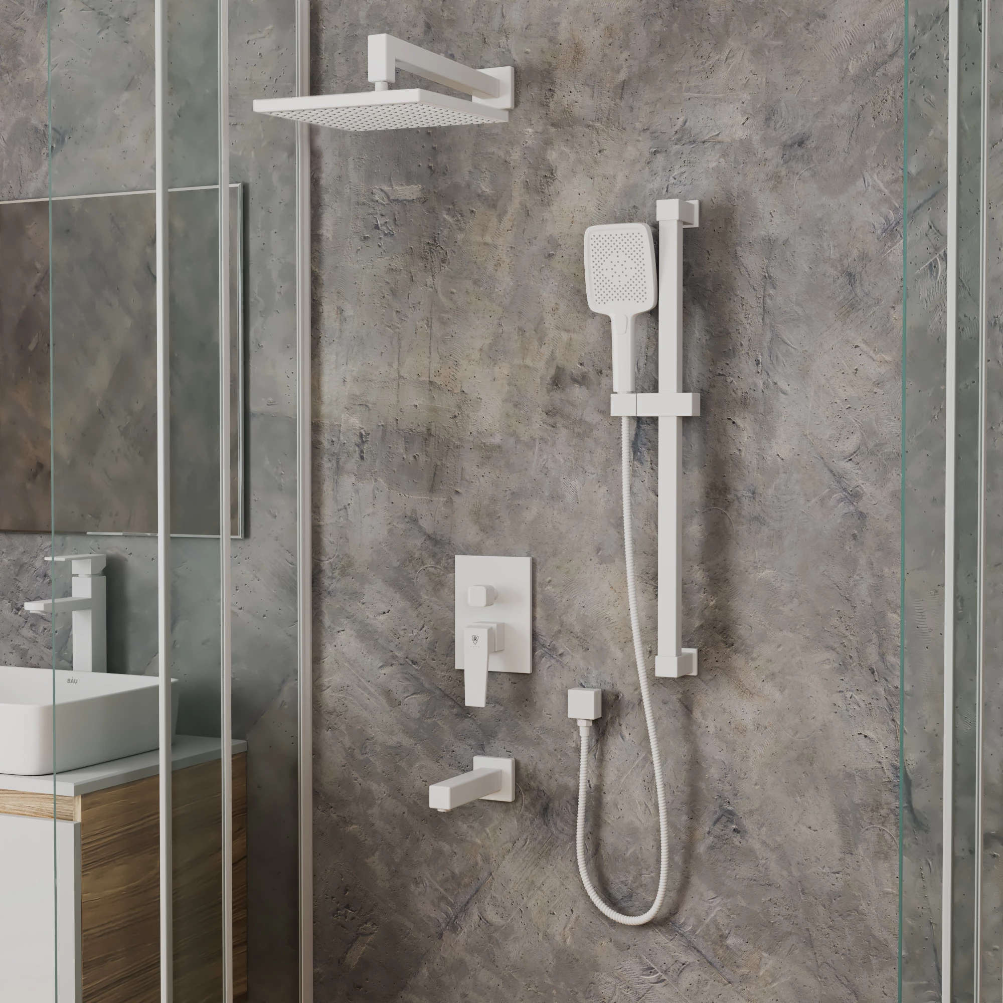 Встроенная душевая система RUSH Thira (TR3635-60White) Встроенная душевая система RUSH Thira (TR3635-60White) - фото 2