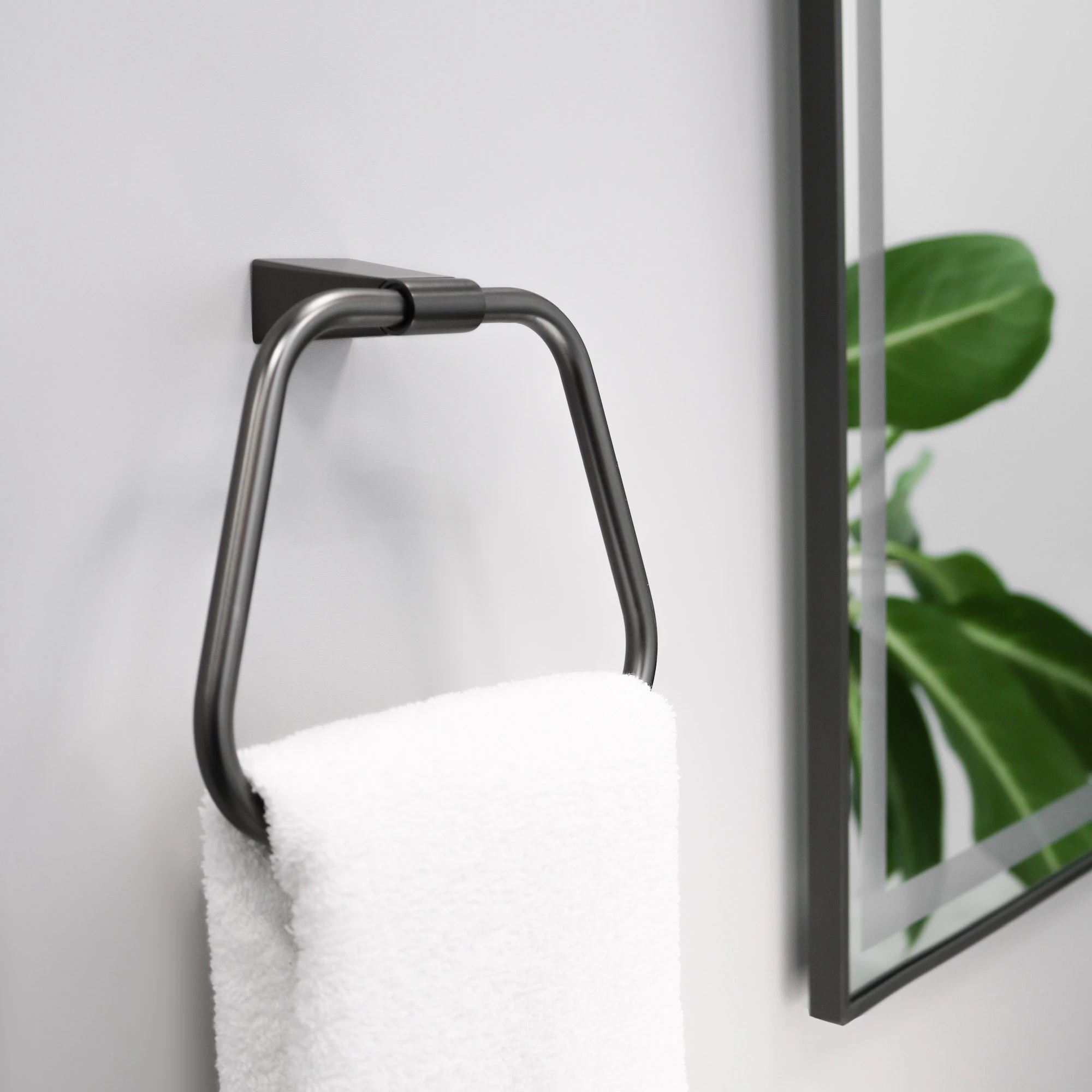 Зеркало FIXSEN с подсветкой LED прямоугольное 100х80 см графит (FX-2100F) - фото 4