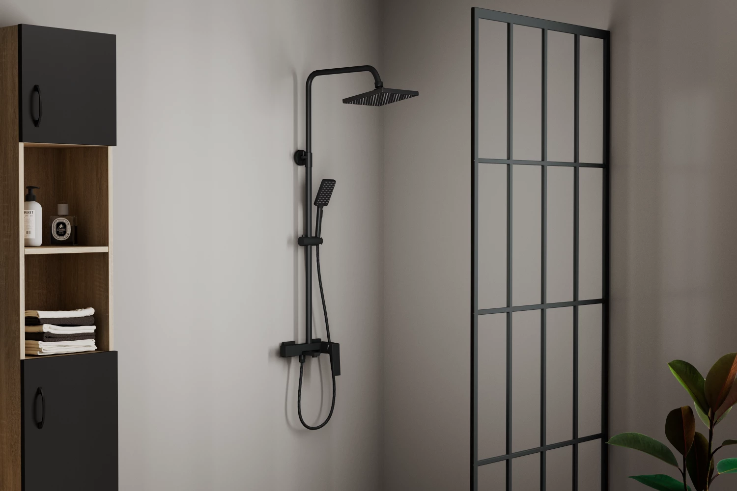 Душевая система RUSH Тира (Thira) (TR3635-50Black) - фото 2