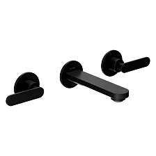 Смеситель для раковины CERSANIT OLIVA встраиваемый черный (68972)